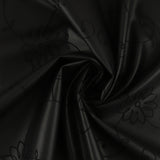 Faux cuir brodé - ASHFORD - 002 - Noir