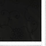 Faux cuir brodé - ASHFORD - 002 - Noir