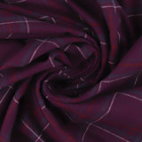 Cotton Plaids - KENT - 001 - Eggplant