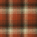 Heavy Wool Blend Plaid - WOODSMAN - 002 - Rust