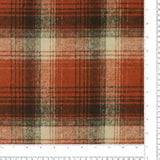 Heavy Wool Blend Plaid - WOODSMAN - 002 - Rust