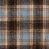 Heavy Wool Blend Plaid - WOODSMAN - 003 - Light Blue