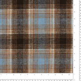 Heavy Wool Blend Plaid - WOODSMAN - 003 - Light Blue