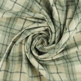 Heavy Wool Blend Plaid - WOODSMAN - 006 - Mint