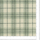 Heavy Wool Blend Plaid - WOODSMAN - 006 - Mint