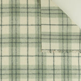 Heavy Wool Blend Plaid - WOODSMAN - 006 - Mint
