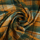 Heavy Wool Blend Plaid - WOODSMAN - 008 - Green