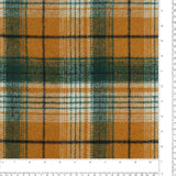 Heavy Wool Blend Plaid - WOODSMAN - 008 - Green