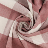 Heavy Wool Blend Plaid - WOODSMAN - 010 - Pink