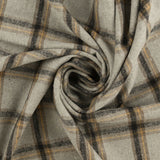 Mélange de laine à carreaux - <ELDERWICK> - 008 - Gris Pâle