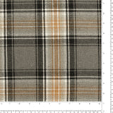 Mélange de laine à carreaux - <ELDERWICK> - 010 - Gris Foncé
