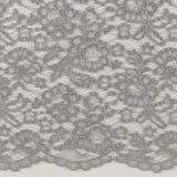 Dentelle chenille - JOYAUX DE LA COURONNE - 001 - Argent