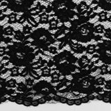 Dentelle chenille - JOYAUX DE LA COURONNE - 002 - Noir