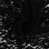 Dentelle chenille - JOYAUX DE LA COURONNE - 002 - Noir