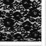Dentelle chenille - JOYAUX DE LA COURONNE - 002 - Noir