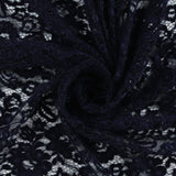 Dentelle chenille - JOYAUX DE LA COURONNE - 004 - Marine
