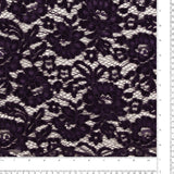 Dentelle chenille - JOYAUX DE LA COURONNE - 005 - Aubergine