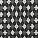 Argyle design Knit - MANHATTAN - 001 - Black