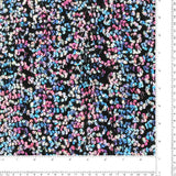 Velours pailleté - JOYAUX DE LA COURONNE - 001 - Noir et Multicouleur