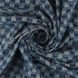 Check Jacquard - TRUE BLUE - 001 - Denim