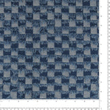 Check Jacquard - TRUE BLUE - 001 - Denim
