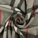 Brushed Plaid - KENT - 007 - Grey