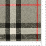Brushed Plaid - KENT - 007 - Grey