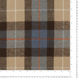 Brushed Plaid - KENT - 015 - Sand & Blue