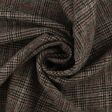 Mélange de laine pour manteau - Carreaux - WINDSOR - 002 - Noir