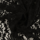 Dentelle chenille - JOYAUX DE LA COURONNE - 001 - Noir