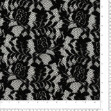 Dentelle chenille - JOYAUX DE LA COURONNE - 001 - Noir