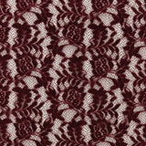 Dentelle chenille - JOYAUX DE LA COURONNE - 002 - Bordeaux