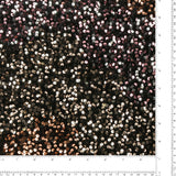 Velours pailleté - JOYAUX DE LA COURONNE - 001 - Noir et Doré