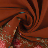 Tissu brodé pour manteau - WESTMINSTER - 004 - Sienna