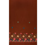 Tissu brodé pour manteau - WESTMINSTER - 004 - Sienna