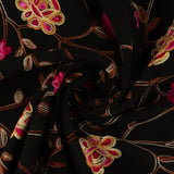 Embroidered Coating - WESTMINSTER - 001 - Black