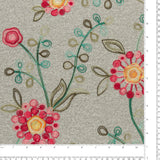 Embroidered Coating - WESTMINSTER - 002 - Grey
