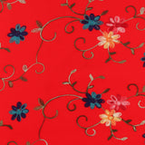 Embroidered Coating - WESTMINSTER - 003 - Red