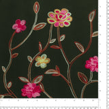 Embroidered Coating - WESTMINSTER - 004 - Dark Green