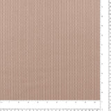 Tricot jacquard - SERENA - 002 - Rose Poussièreux