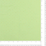 Dew Drop Cotton Gauze  - AVERY - 004 - Pistachio