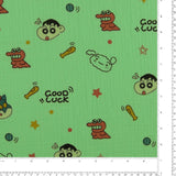 Gaze de Coton imprimé - LE DODO - 001 - Vert