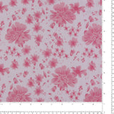 Gaze de Coton imprimé - LE DODO - 006 - Rose pâle