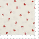 Printed Puff Double Gauze - SUMMER ESSENTIALS - 001 - White