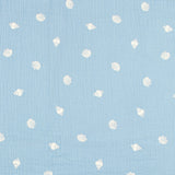 Printed Puff Double Gauze - SUMMER ESSENTIALS - 002 - Soft Blue