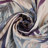 Printed Linen - GALWAY - 002 - Plum