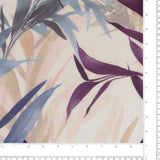Printed Linen - GALWAY - 002 - Plum