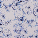 Printed Linen - GALWAY - 005 - Blue