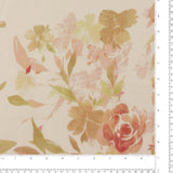 Printed Linen - GALWAY - 008 - Coral