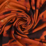 Tricot imprimé - BRAISES D'AUTOMNE - 001 - Orange